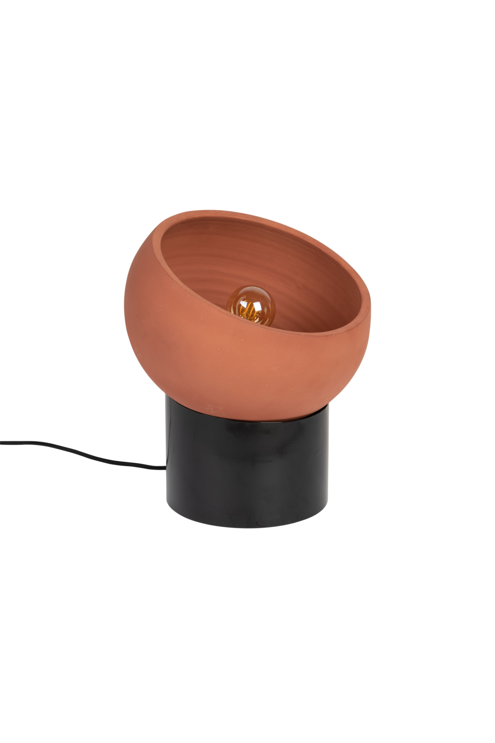 Terracotta Bowl Table Lamp | Dutchbone Zahra | OROA.com
