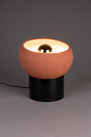 Terracotta Bowl Table Lamp | Dutchbone Zahra | OROA.com