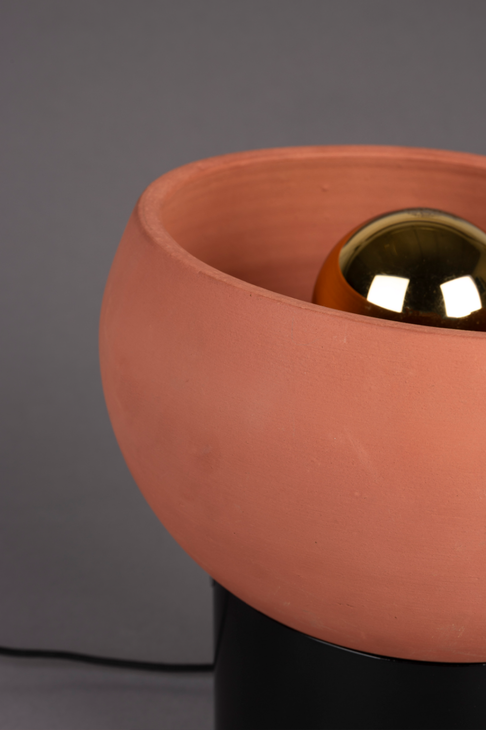 Terracotta Bowl Table Lamp | Dutchbone Zahra | OROA.com