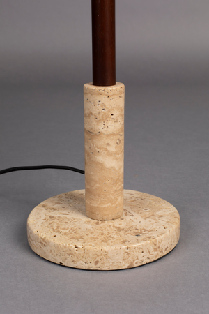 Travertine Base Table Lamp | Dutchbone Jackson | OROA.com