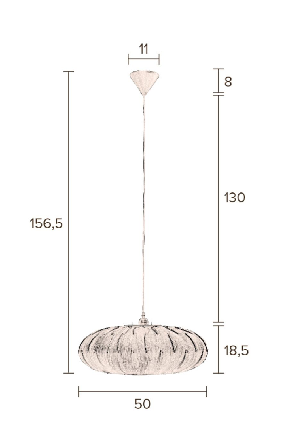 Oval Wood Pendant Lamp | Dutchbone Bond | DutchFurniture.com