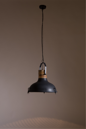 Black Metal Hanging Light | Dutchbone Raw | Oroa