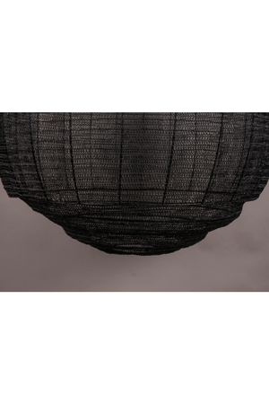 Round Black Pendant Lamp | Dutchbone Meezan | Oroatrade.com