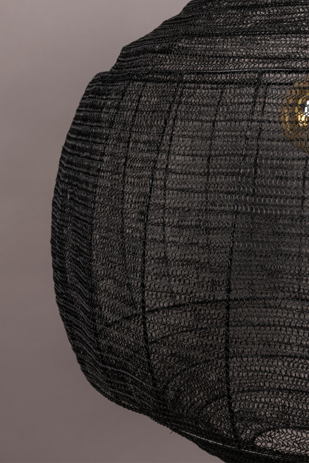 Round Black Pendant Lamp | Dutchbone Meezan | Oroatrade.com