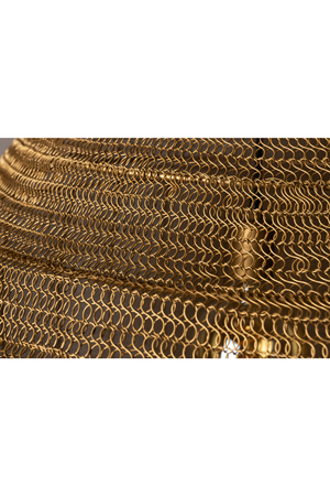 Round Gold Pendant Lamp | Dutchbone Meezan | OROA.com