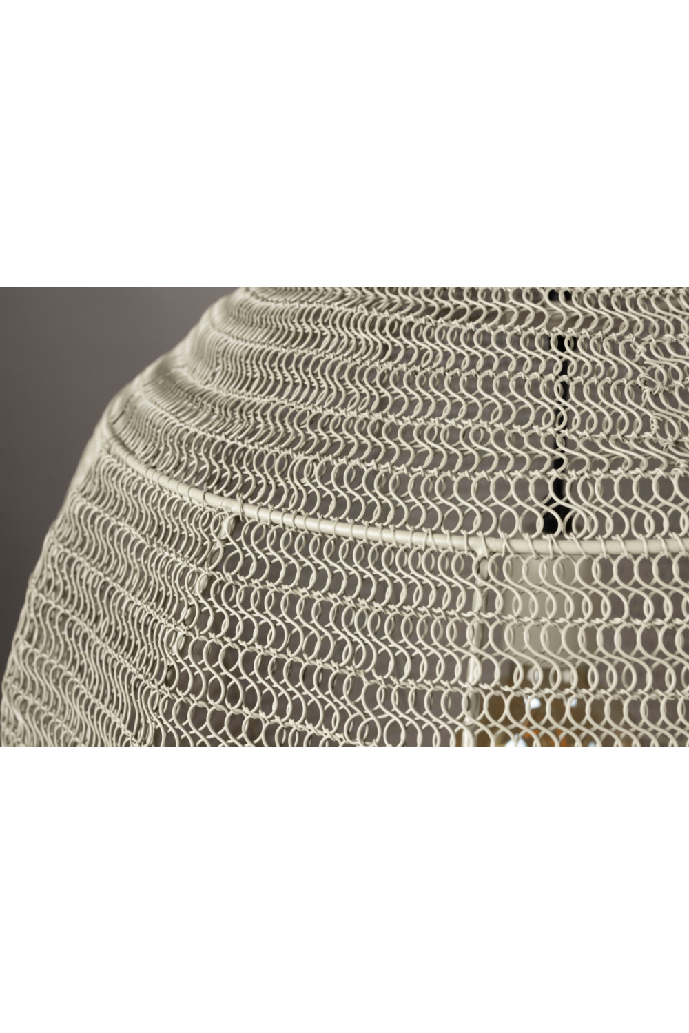 Round Gray Pendant Lamp | Dutchbone Meezan | OROA.com