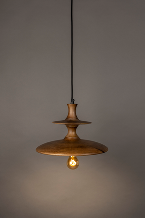 Vintage Mango Wood Pendant Lamp | Dutchbone Cath | OROA.com