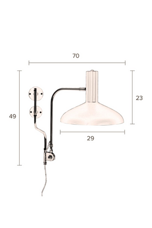 Adjustable Green Wall Sconce | Dutchbone Devi | DutchFurniture.com