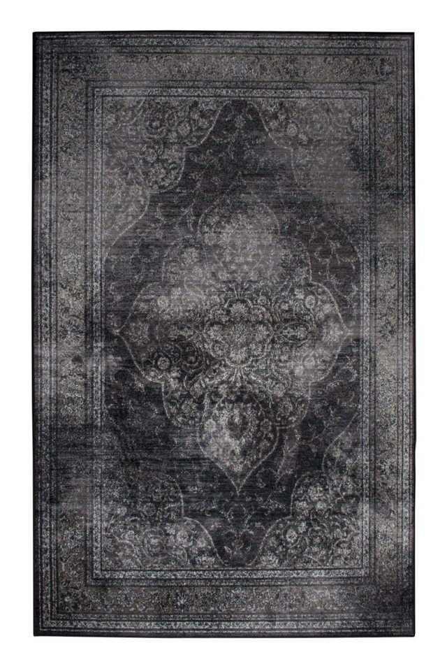 Dark Area Rug 5'5" x 8' | Dutchbone Rugged | DutchFurniture.com