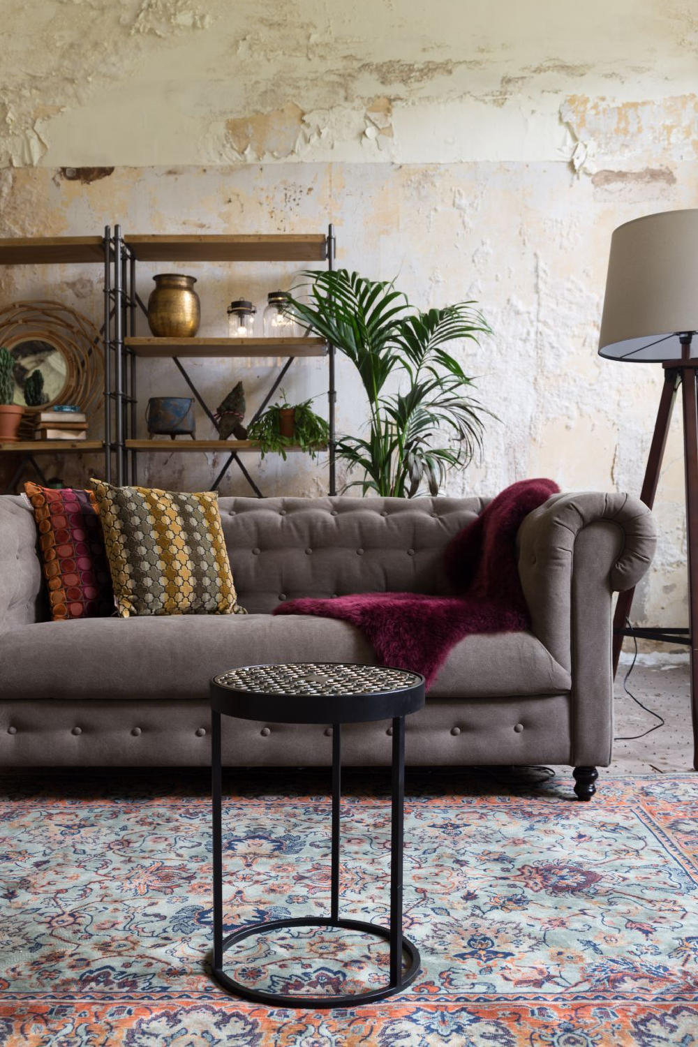 Vintage Style Viscose Carpet 5'7" x 8' | Dutchbone Bid | Oroa.com