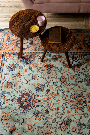 Vintage Style Viscose Carpet 6'5" x 10' | Dutchbone Bid | Oroa.com