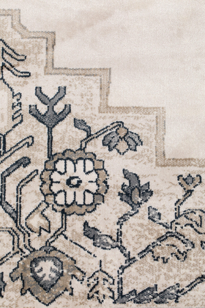 Gray Herati Carpet | Dutchbone Mahal | OROA.com