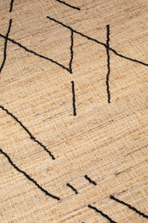 Woven Fiber Fringed Carpet | Dutchbone Ishank | OROA.com