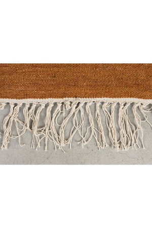 Abstract Print Fringed Carpet | Dutchbone Pavilion | OROA.com