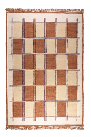 Geometric Fringed Carpet | Dutchbone Gambit | OROA.com