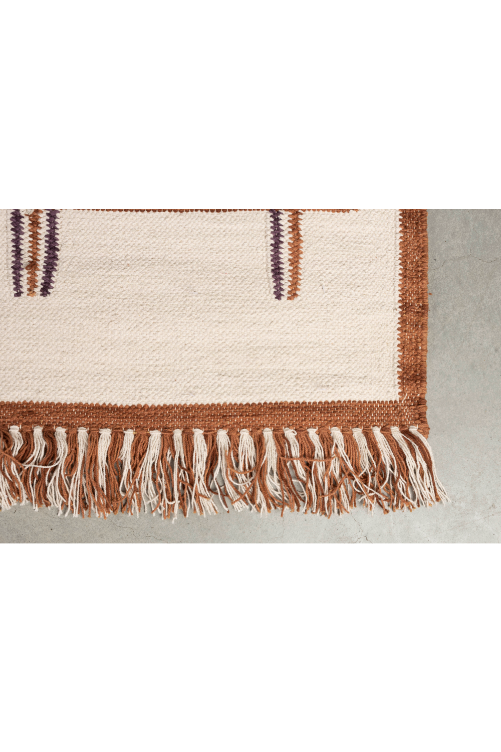 Geometric Fringed Carpet | Dutchbone Gambit | OROA.com
