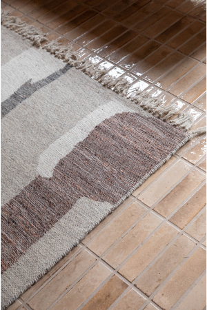 Fringed Wool Carpet 5' x 8' | Dutchbone Caminito | OROA.com