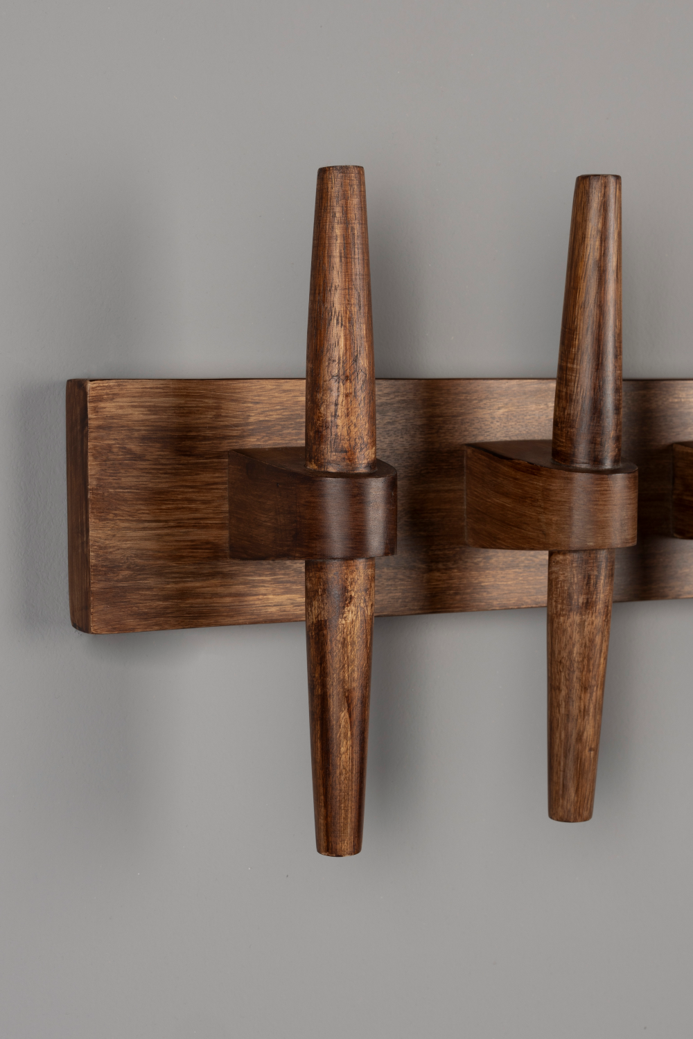 Lacquered Wood Wall Coat Rack | Dutchbone Jakub | OROA.com