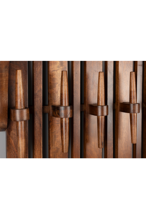 Wooden Wall Coat Rack With Shelf | Dutchbone Jakub | OROA.com