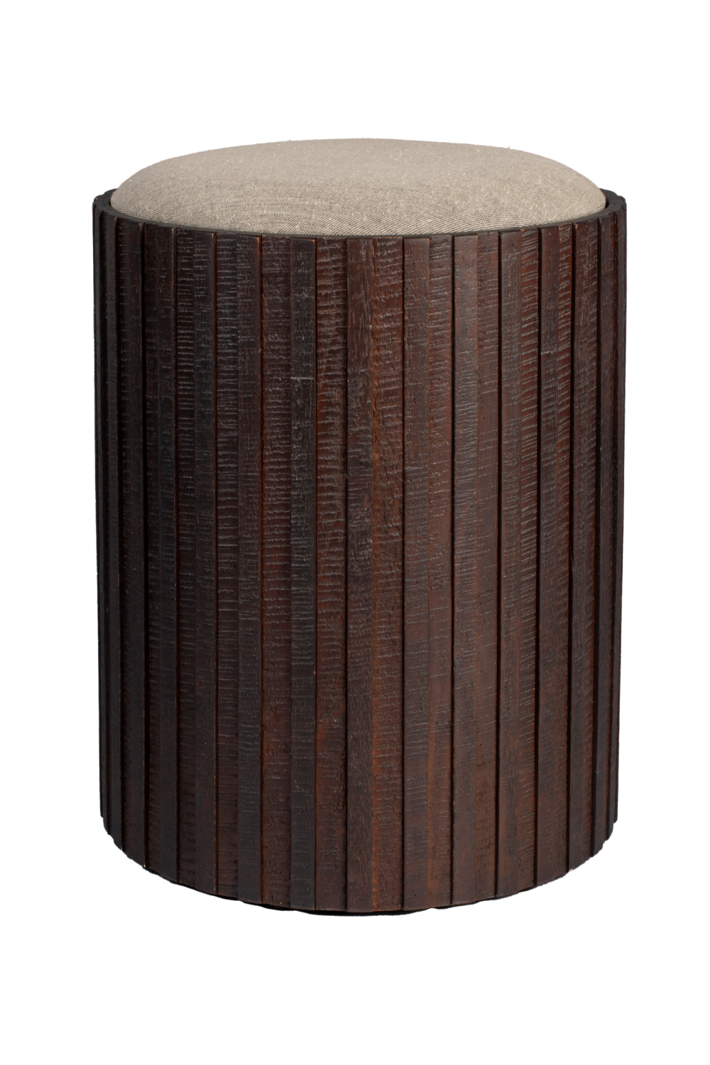 Teak Storage Pouf | Dutchbone Bay | OROA.com