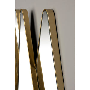   Modern European furniture - Gold Diamond-Shaped Mirror - www.oroa.com | Oroa.com