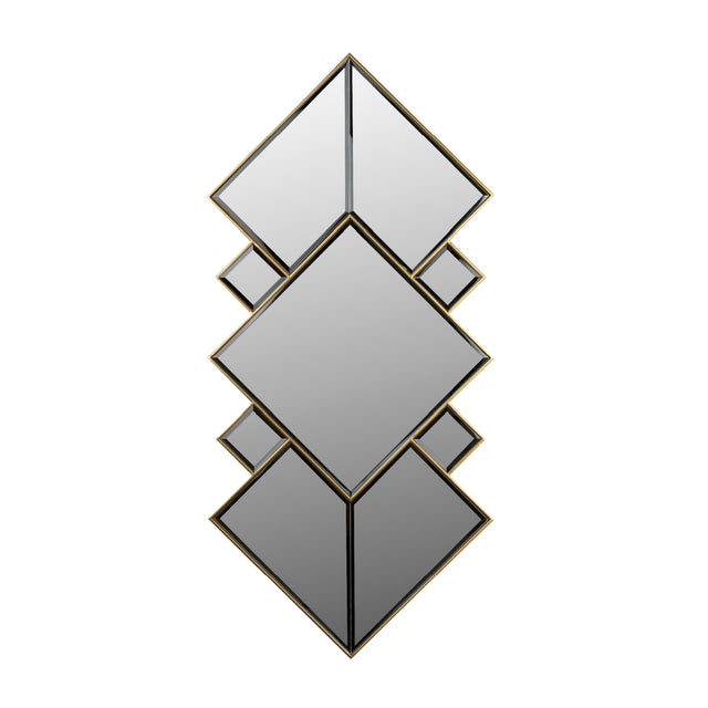 Modern European furniture - Connected Diamond-Shaped Mirror - www.oroa.com