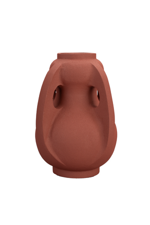 Red Aluminum Vase M | Dutchbone Thiago | OROA.com
