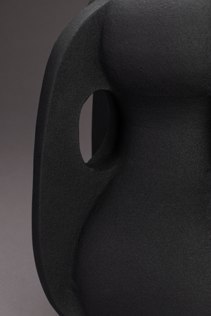 Black Aluminum Vase L | Dutchbone Thiago | OROA.com