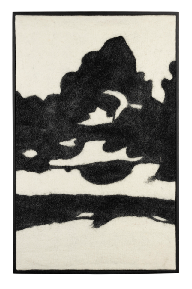 Abstract Wool Felt Walt Art | Dutchbone Sameer | OROA.com