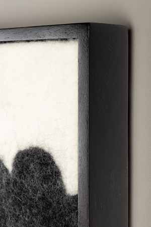 Monochrome Felt Wall Art | Dutchbone Samudra | OROA.com