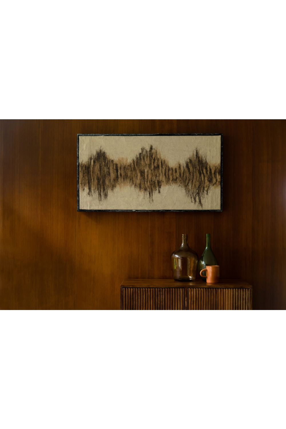 Beige Abstract Wall Art | Dutchbone Wangdi | OROA.com