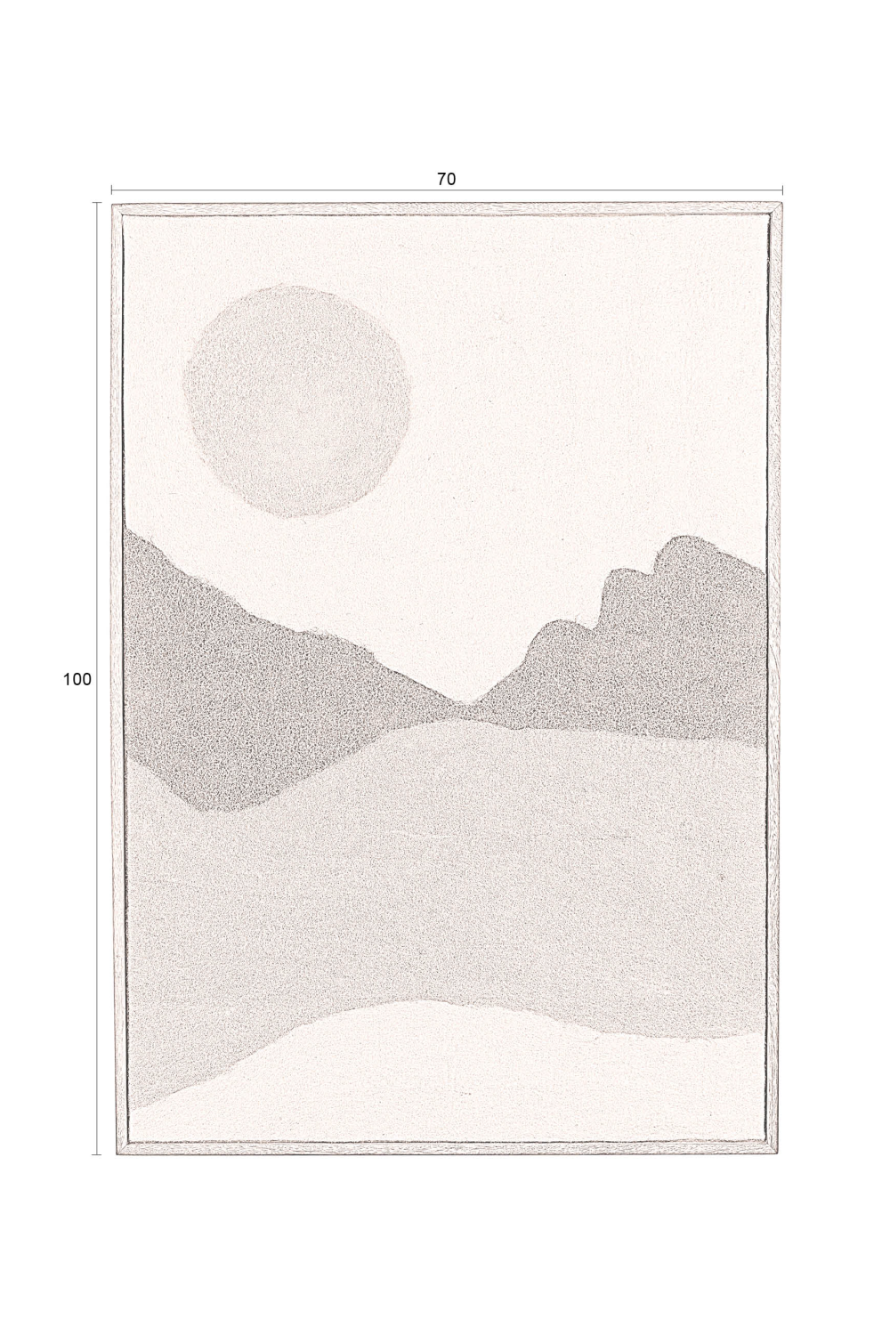 Landscape Felt Wall Art | Dutchbone Gandhi | OROA.com