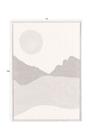 Landscape Felt Wall Art | Dutchbone Gandhi | OROA.com