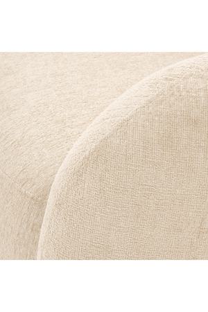 Brass Base Curved Swivel Chair | Eichholtz Brice | Oroa.com