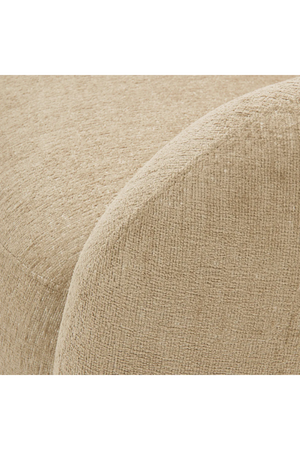 Brass Base Curved Swivel Chair | Eichholtz Brice | Oroa.com