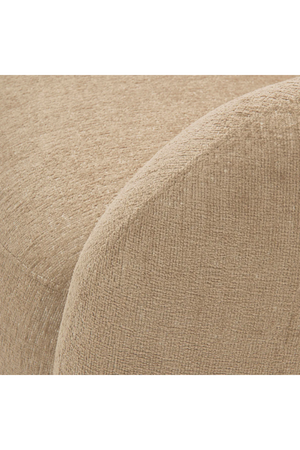 Brass Base Curved Swivel Chair | Eichholtz Brice | Oroa.com