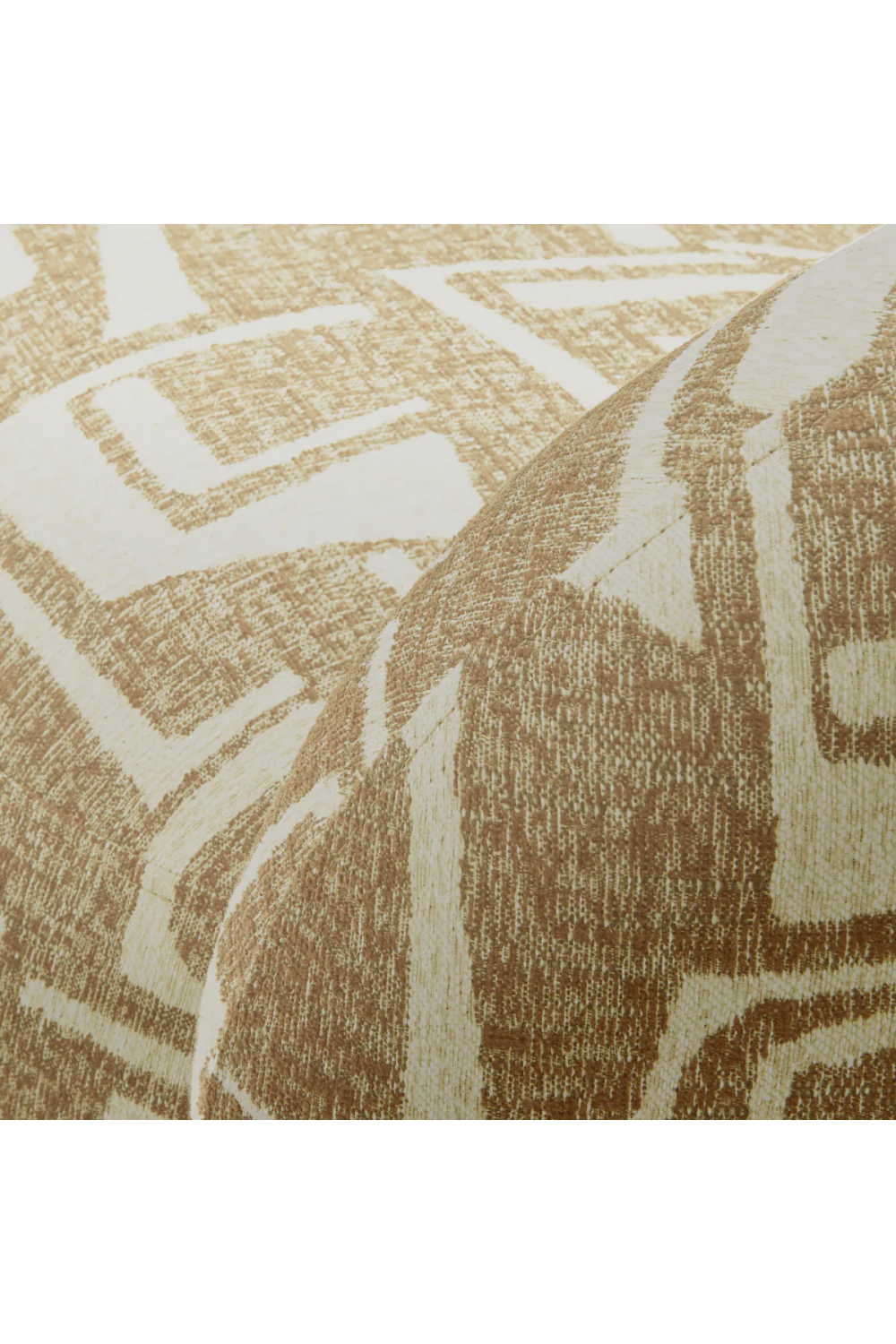 Brass Base Curved Swivel Chair | Eichholtz Brice | Oroa.com