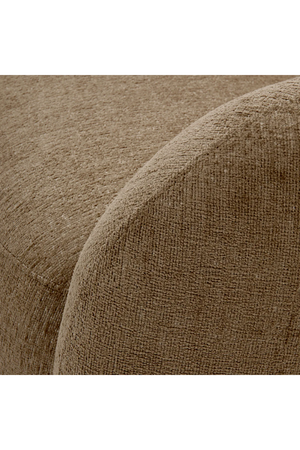 Brass Base Curved Swivel Chair | Eichholtz Brice | Oroa.com