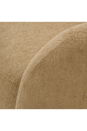 Brass Base Curved Swivel Chair | Eichholtz Brice | Oroa.com