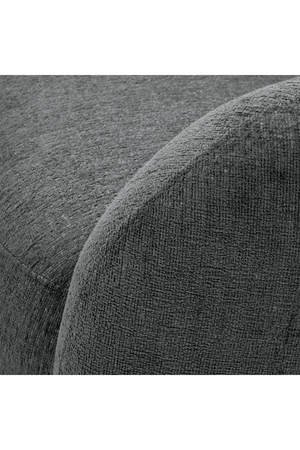 Brass Base Curved Swivel Chair | Eichholtz Brice | Oroa.com