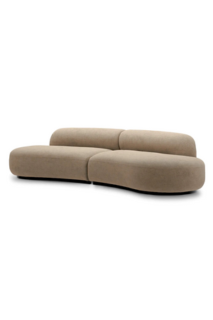 Fabric Curved Sofa S | Eichholtz Bjorn | Oroa.com