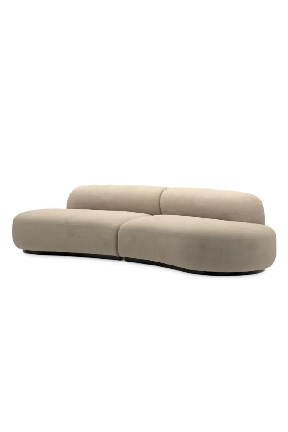 Fabric Curved Sofa S | Eichholtz Bjorn | Oroa.com