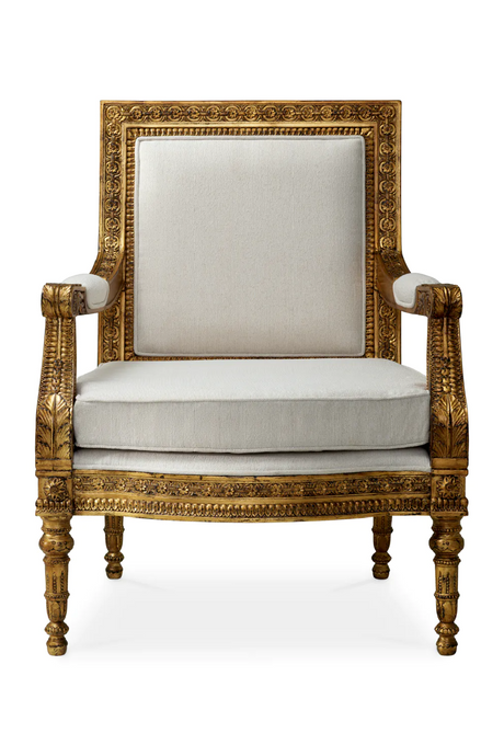 Gold Opulent Fauteuil Chair | Met x Eichholtz Louis | Oroatrade.com