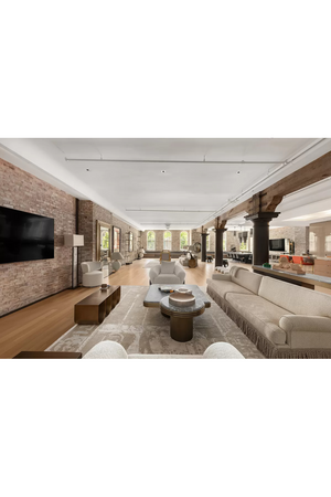 Beige Wool Blend Carpet 10' x 13' | Met x Eichholtz Akhtihotep | Oroa.com