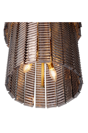 Ridged Glass Chandelier | Met x Eichholtz Imperial | Oroa.com