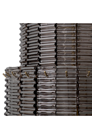 Ridged Glass Chandelier | Met x Eichholtz Imperial | Oroa.com