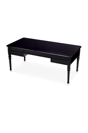 Black 5-Drawer Desk | Met x Eichholtz Wimbledon | Oroatrade.com
