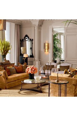 (Open box) Bevelled Glass Vintage Side Table | Met x Eichholtz Lioness | Oroa.com