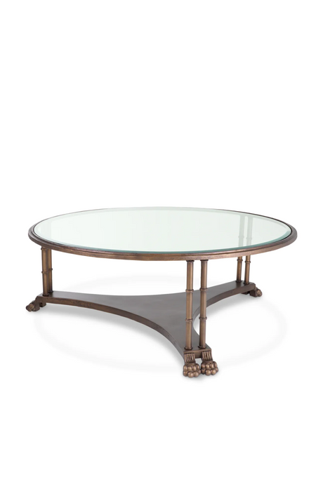 (Open box) Bevelled Glass Vintage Coffee Table | Met x Eichholtz Lioness | Oroa.com