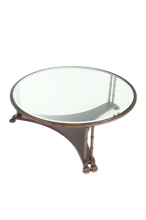 (Open box) Bevelled Glass Vintage Coffee Table | Met x Eichholtz Lioness | Oroa.com